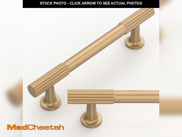 Lot 74-14153538 - Talentedeco 10 Pack Champagne Bronze Cabinet Pulls 3.75 Inch(96mm) Kitchen Cabinet Handles Cabinet H...