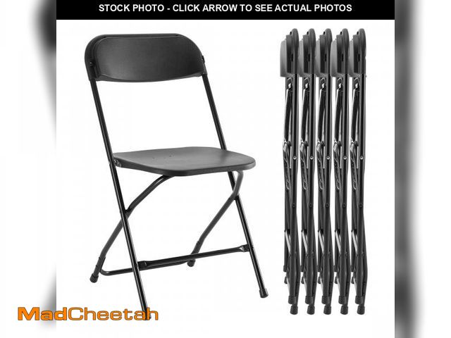 Lot 74-12493082 - edx 6-Pack Folding Chair, Indoor Portable, Stackable for Events, Offices, Weddings and Restaurants, ...