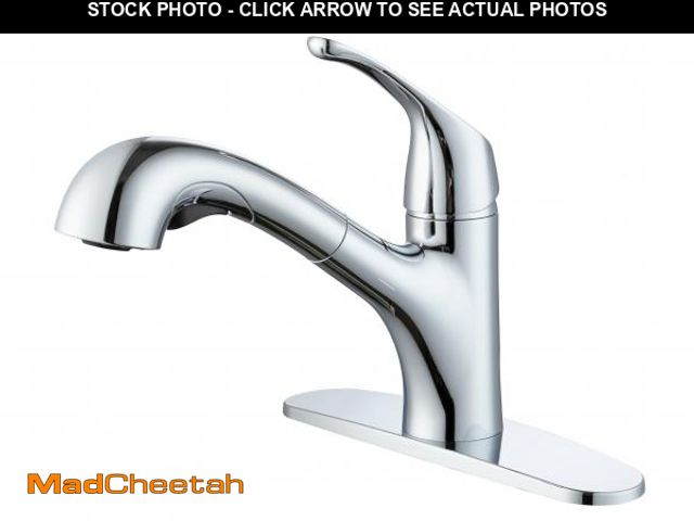 Lot 74-12526951 - Mainstays Pull Out Kitchen Faucet in Chrome - UNUSED