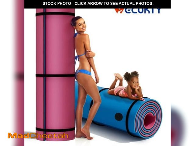 Lot 74-12108535 - Splicable Multi Person Floating Water Mat   Vecukty 8.5x6 Ft Lily Pad for Water Recreation and Relax...