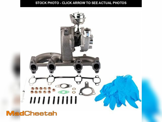 Lot 74-13040942 - TRQ Turbocharger with Exhaust Manifold Compatible with 98-04 Volkswagen Beetle 99-04 Golf - UNUSED