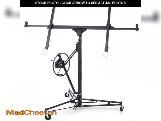 Lot 74-12161419 - Rovibek Drywall Lift 11 FT, Sheetrock Lift Drywall Lift for Ceiling, Drywall Panel Hoist 360ÃÂ° Adj...