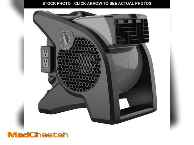 Lot 74-12731459 - Lasko Pivoting 11.2 in. 3 Speed High Velocity Blower Fan for Home, Job Site in Gray, 375 CFM, 2 120V...