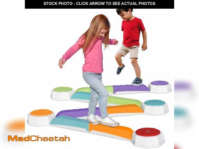 Lot 74-14348515 - Balance Beam and Toddler Stepping Stones for Kids 13 Pieces, Sensory Play Toys for Toddlers, Indoor ...