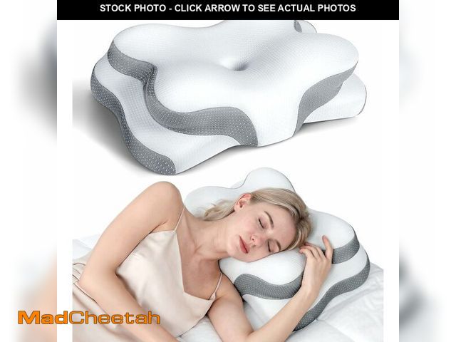 Lot 74-13584132 - Osteo Sustained Cervical Health Neck Pillow, Contour Zoned Design Ergonomic Pillow for Pain Relief, ...