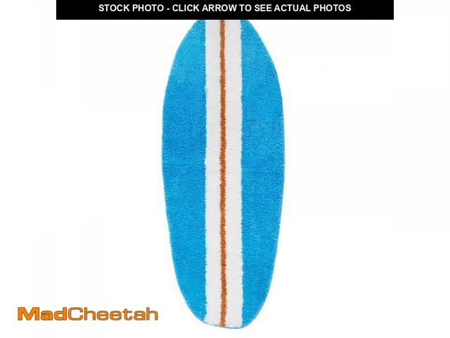 Lot 74-12313493 - Surfboard Rug, Surfboard Shaped Bath Mat for Y2K Room Decor, Non-Slip Flocking Hypebeast Carpet for ...