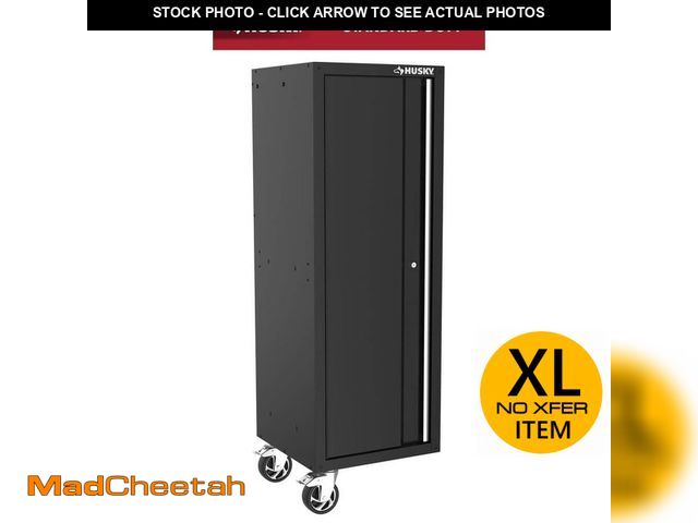 Lot 74-12783762 - Husky Modular 20 in. W Standard Duty 3-Shelf Black Side Tool Chest - UNUSED