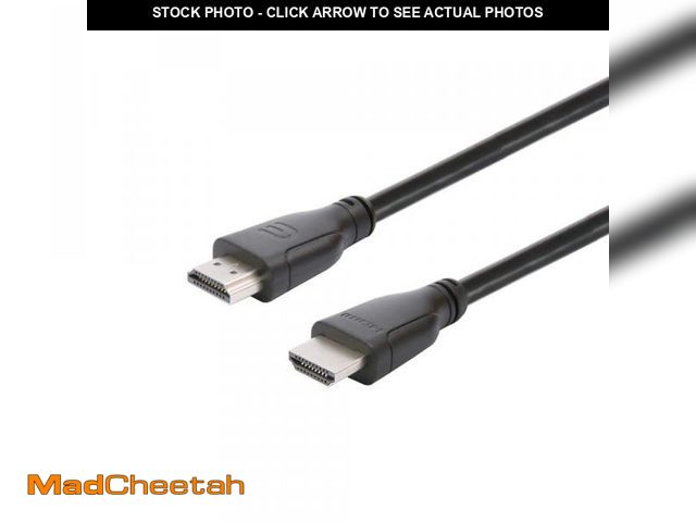 Lot 74-12531902 - Commercial Electric 15 ft. HDMI Cable-Black - UNUSED