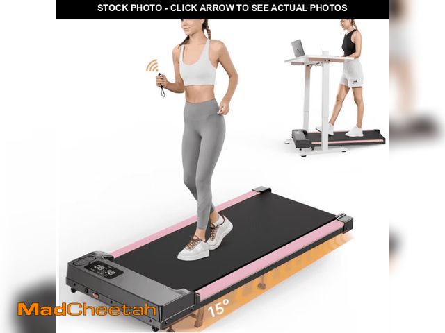 Lot 74-12781892 - Walking Pad with Incline,2.5 HP Under Desk Treadmill Small with LED Display &amp;Remote Control,4 in...