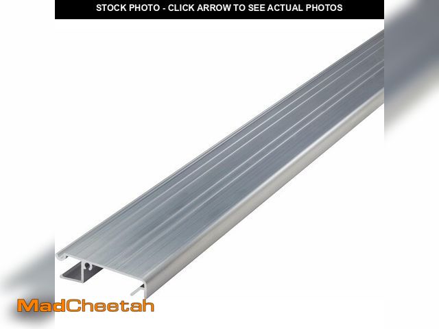 Lot 74-13710113 - M-D Building Products 67106 36 in. Mill Aluminum Snap-on Sill Threshold Extender - UNUSED