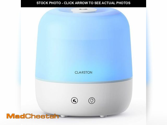 Lot 74-13989321 - Clarston 2L Cool Mist Humidifier for Bedroom with 360ÃÂ° Adjustable Nozzle, High and Low Mist Level...