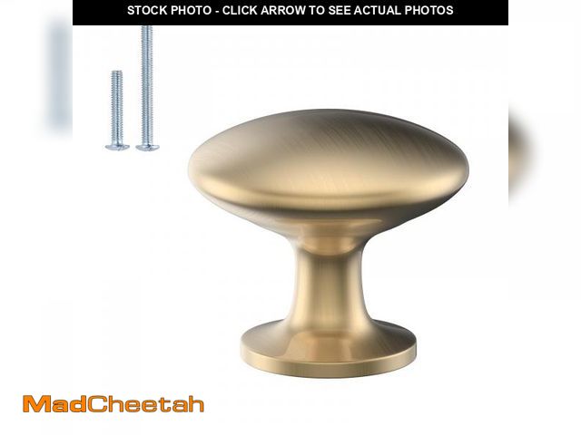 Lot 74-11551238 - homdiy Champagne Bronze Cabinet Knobs Kitchen Drawer Knobs, 30 Pack Cabinet Hardware Zinc Alloy Pull...