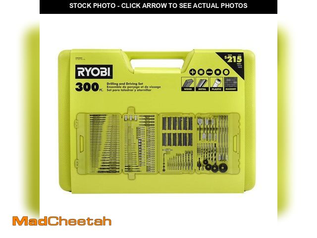 Lot 74-14307275 - RYOBI 300 Piece Drill and Drive Kit - UNUSED