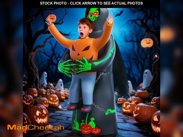 Lot 74-12717127 - Skirfy Inflatable Costume for Kids, Lights Halloween Costume, Scary Blow Glow Cosplay Costumes, Hall...