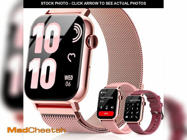 Lot 74-12718108 - Trendia Smart Watches for Women, 1.83" HD Fitness Tracker (Answer/Make Calls), 120+ Sport Modes with...