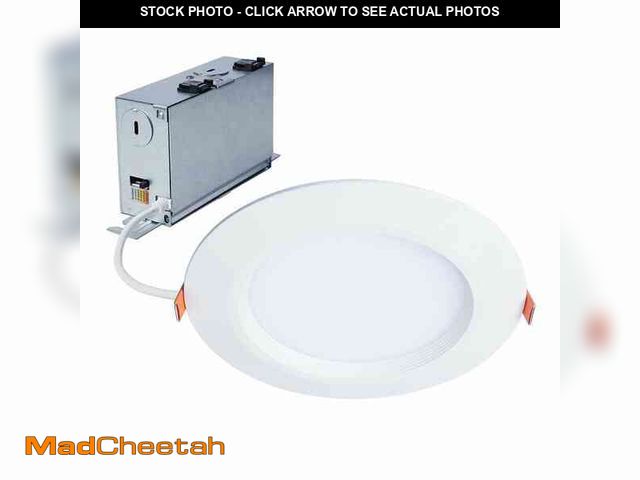 Lot 74-12692340 - HALO HLBC 6 in. Ultra-Slim Regressed LED Downlight Selectable CCT with D2W Option - UNUSED