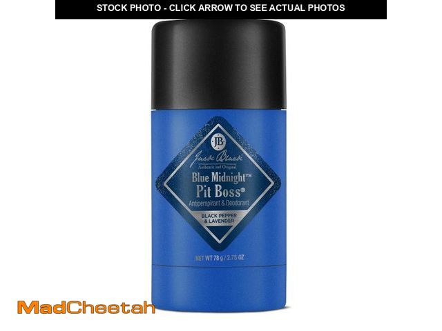 Lot 74-12308308 - Jack Black Pit Boss Blue Midnight Antiperspirant &amp; Deodorant Men - 2.75 oz - Black Pepper &amp; ...
