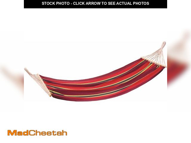 Lot 74-13794313 - Stansport Cotton Blend Bahamas Hammock - Burgundy (30800-61) - UNUSED