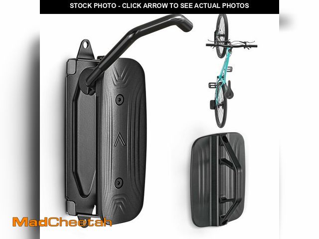 Lot 74-13952509 - monTEK Swivel Bike Wall Mount, Bike Hangers for Garage, Space-Saving Vertical Bike Rack, Sturdy Bike...