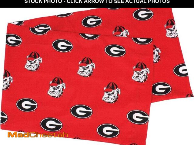 Lot 74-12137591 - College Covers ETC Body Pillow23 Pillow, 20" x 60", Georgia Bulldogs - UNUSED