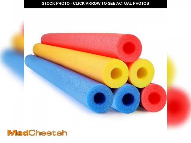 Lot 74-12512649 - Hanaive 12 Pack Pool Noodles Swimming Floating Foam Tube 52 Inch Hollow Swim Noodles Bulk Floats Hea...
