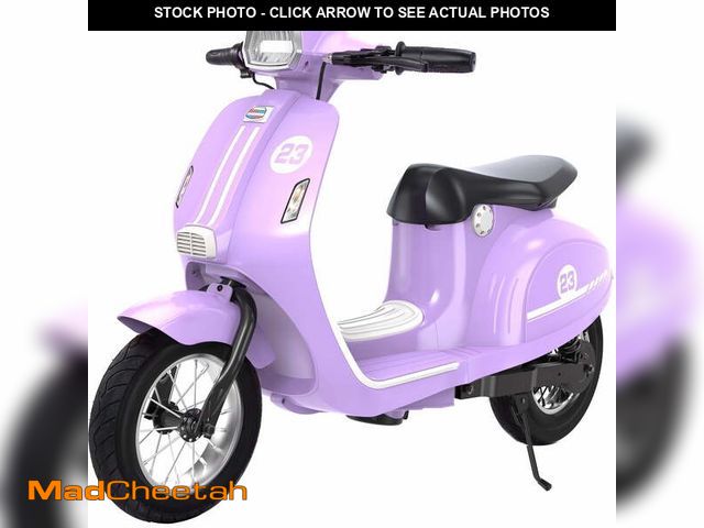 Lot 74-13046243 - SaveJoy Kids Motorcycle 24V Retro Ride on for Ages 8+, LED Light-Up Electric Ride On Toy,Durable Out...