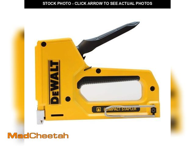 Lot 74-13691636 - DEWALT Heavy-Duty Compact Staple Gun - UNUSED