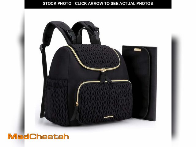 Lot 74-14383159 - mommore Diaper Bag Small Diaper Backpack Stylish Baby Backpacks Travel Mini Maternity Bags with Insu...