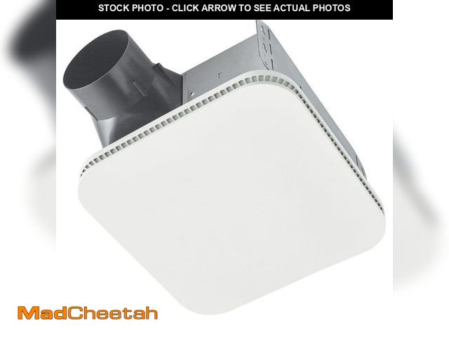 Lot 74-13792893 - Broan-NuTone Flex 80 CFM Bathroom Exhaust Fan with CleanCover Grille, ENERGY STAR* - UNUSED