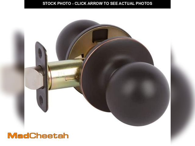 Lot 74-14286151 - DELANEY HARDWARE Fairfield Classic Style Edged Oil Rubbed Bronze Round Hall/Closet Door Knob - UNUSE...