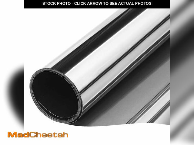 Lot 74-14350942 - LKYICNHY 35.4"X157.5" One Way Window Privacy Film, Daytime Mirror Reflective, Heat Control UV Sun Bl...