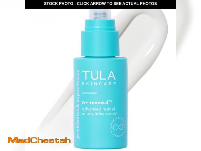 Lot 74-12443520 - TULA Skin Care A+ Renewal Advanced Retinal + Peptides Serum - Nightly Facial Serum, Boosts Radiance ...