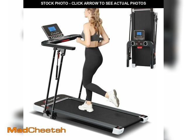 Lot 74-13818493 - SubSun Foldable Treadmill for Home, Portable Walking Pad with Handle, Manuall/Auto/No Incline, 2.5HP...