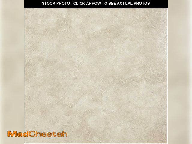 Lot 74-13697170 - Tivoli Self Adhesive Vinyl Floor Tiles, 45 Tiles - 12" x 12", Carrera Marble - Peel &amp; Stick, DIY...