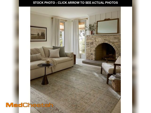 Lot 74-13733847 - Loloi Magnolia Home by Joanna Gaines Wimberly Collection WYM-05 Sky/Copper 2'-3" x 3'-9" Accent Rug ...