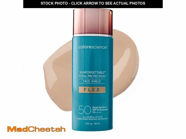 Lot 74-13567752 - Colorescience Total Protection Face Shield Flex SPF 50, Zinc Oxide Formula, Light, 1.8 fl. oz. - UNU...