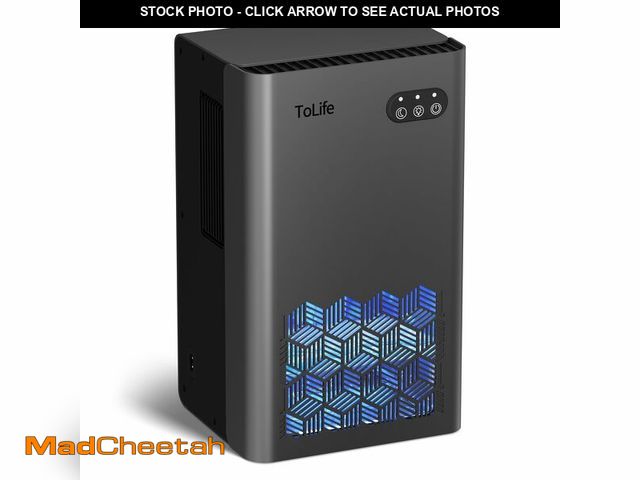 Lot 74-12608272 - ToLife Dehumidifier for Home 95 OZ Water Tank, 1000 sq.ft Dehumidifiers for Basement Bedroom Bathroo...