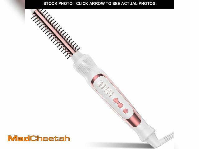 Lot 74-13623807 - DENVEK Heated Round Brush, Ceramic Tourmaline Ion 1/2 inch Curling Iron, Hot for Fluffy Thermal Brus...