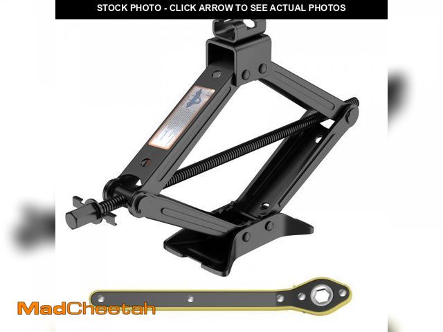 Lot 74-12308115 - IMAYCC Scissor Jack for Car - 2 Ton (4409 lbs) Car Jack Kit,Quick Lifting Tire Changing Kit, Tire Ja...