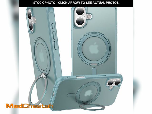 Lot 74-13632397 - ZHOGTNEG 360ÃÂ° Magnetic Swivel Ring for iPhone 16 Plus case, Built-in Metal Stand and Ring Holder,...