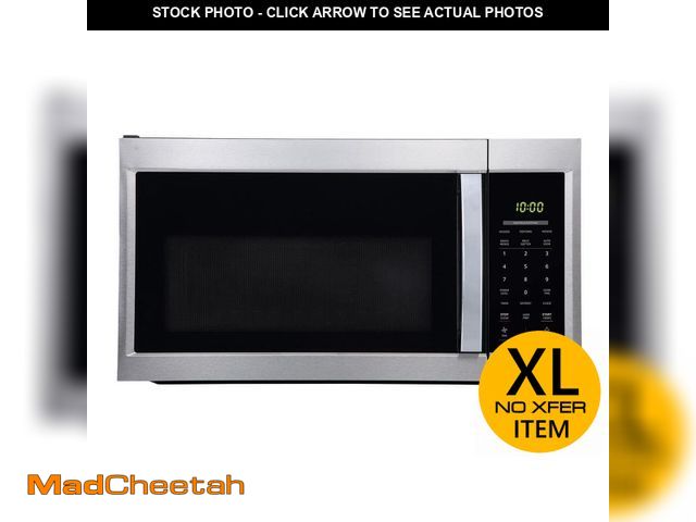 Lot 74-14243141 - Vissani 1.7 cu. ft. 1000-Watt Over the Range Microwave in Stainless Steel - UNUSED