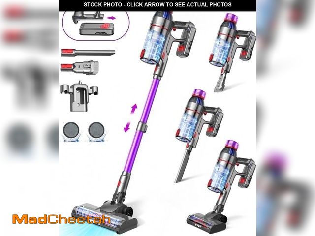 Lot 74-12487575 - Hosaud Cordless Vacuum Cleaner - 45000pa 550W 55mins 2600mAh Lightweight Stick Vacuum Cleaners for H...