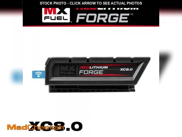 Lot 74-12377190 - Milwaukee MX FUEL REDLITHIUM FORGE XC8.0 Battery Pack - UNUSED