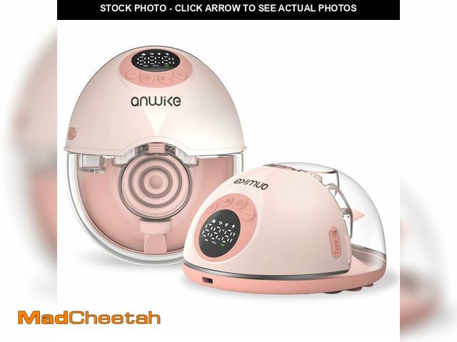 Lot 74-12603480 - Hands Free Breast Pump MY-381, Wearable Breastfeeding Pump, Rechargeable Electric Pump with Voice Pr...