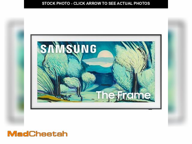 Lot 74-12784443 - Samsung 43-Inch Class The Frame LS03F 4K QLED Smart TV (2025 Model) Slim Fit Wall Mount, Modern Fram...