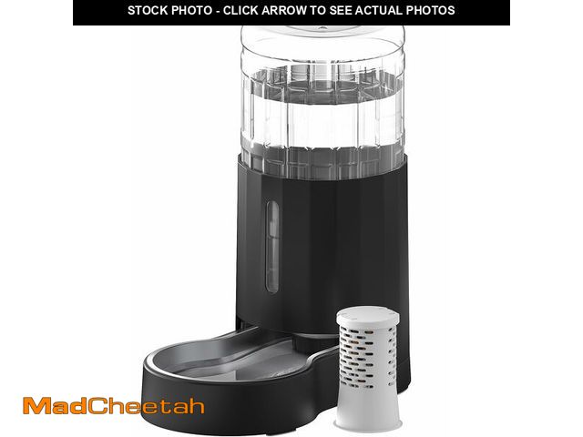 Lot 74-14207726 - CZPET Dog Water Bowl Dispenser with Filter, Automatic Dog and Cat Water Dispenser with Stainless Ste...