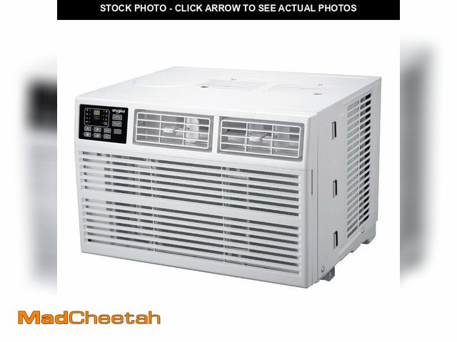 Lot 74-12572025 - Whirlpool 12,000 BTU 230V Window Air Conditioner with Supplemental Heat, Window Mounted AC Unit with...