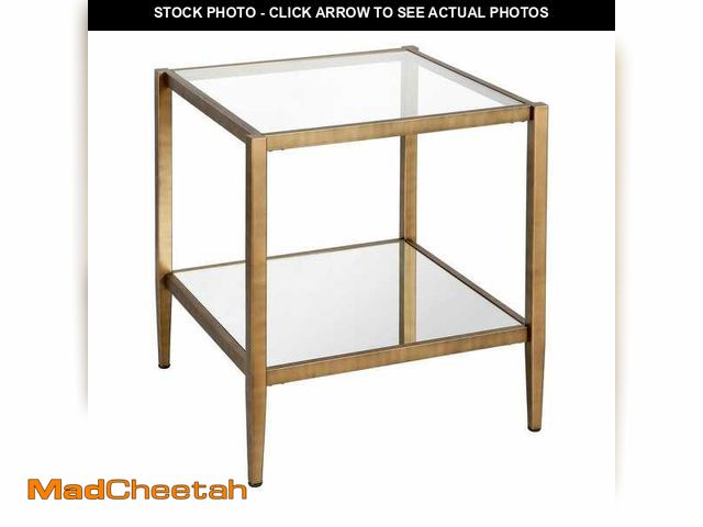 Lot 74-14344263 - Meyer&amp;Cross Hera Side Table Antique brass finish - UNUSED