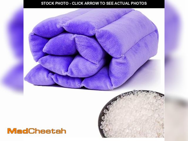 Lot 74-14260379 - UNI-GO Silica Beads Microwave Heating Pad, Violet, 7"x21" - UNUSED