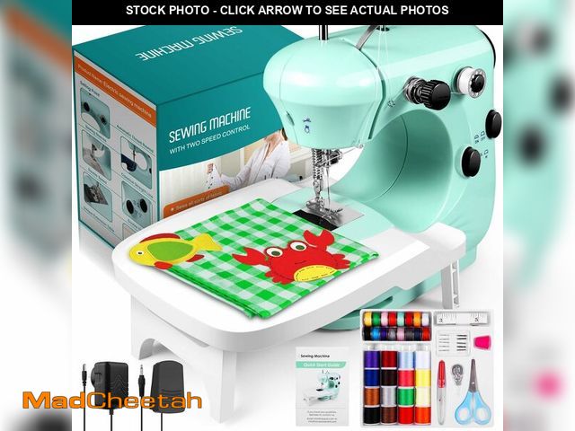 Lot 74-13548237 - Sewing Machine, Mini Sewing Machines for Beginner with Eco-Friendly Material, Dual Speed Portable Se...